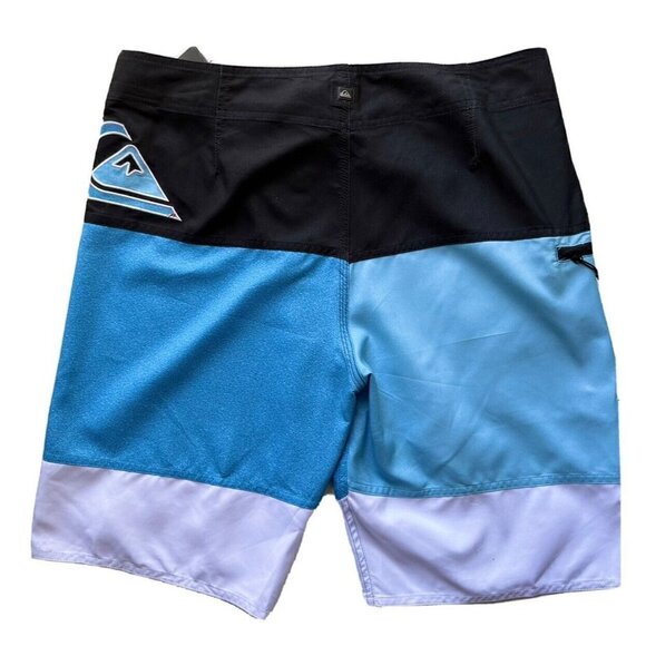 Quiksilver Men's Black Highline Slab 20" Swim trunk Boardshorts Size 32X20 - Picture 3 of 11